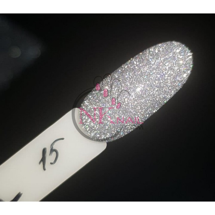 Гель-лак Saga Fiery gel №15, 9 мл TPO free